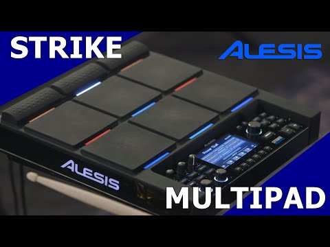 Видео: Барабанный сэмплер ALESIS Strike Multipad