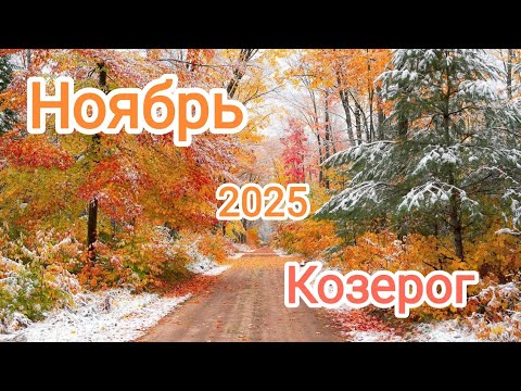 Видео: КОЗЕРОГ ♑ НОЯБРЬ 2025✨ Тароскоп ✨