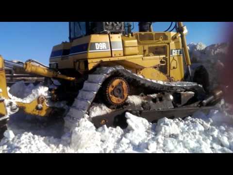 Видео: Гусеничный бульдозер CAT D9R. 50 тонн. 2006 года.