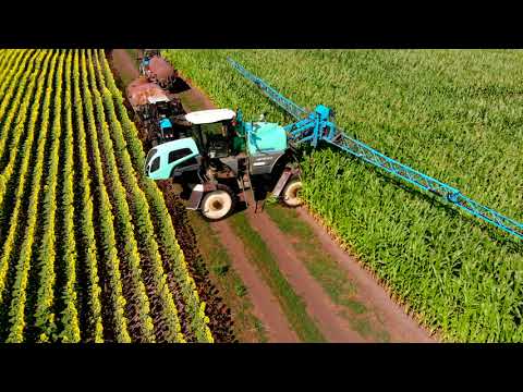 Видео: Робота оприскувача BERTHOUD RAPTOR 3240
