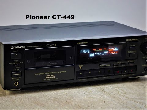 Видео: Кассетная дека PIONEER CT-449.