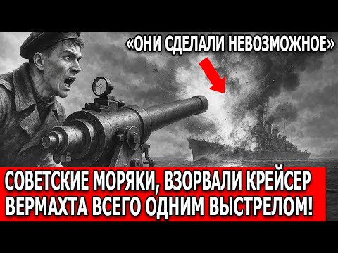 Видео: ОНИ НЕ ПОВЕРИЛИ ГЛАЗАМ! СОВЕТСКИЕ МОРЯКИ ПОДБИЛИ КРЕЙСЕР ОДНИМ ВЫСТРЕЛОМ!