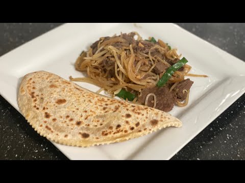 Видео: Chudu with 🎃 VS Meat Beans Sprouts ! Чудю Чуду и готовлю азиатское .