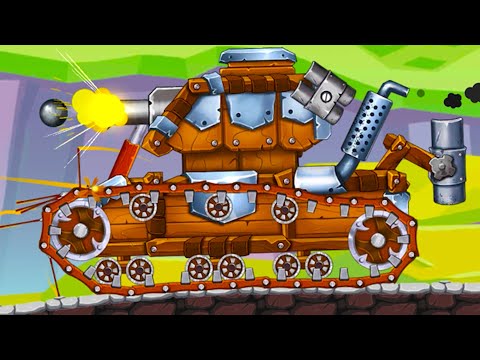 Видео: ТАНК и ВЕРТОЛЕТ Стикменов в The Tank #7 Новые Боссы. Прохождение 70-80 уровня на Машинки Кида