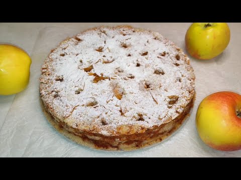 Видео: ПІСНИЙ ЯБЛУЧНИЙ ПИРІГ "ТРИ СТАКАНИ" НА СУХОМУ ТІСТІ!