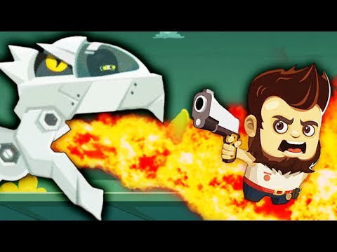 Видео: Мульт игра БОРОДАЧ ПРОТИВ ПРИШЕЛЬЦЕВ битва с МЕГА БОССОМ Игра для детей Aliens Drive Me Crazy