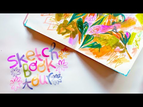 Видео: Экскурсия по альбому Sketchbook — каракули, цвет, кривые и 2020 год