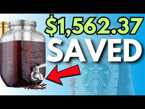 Видео: Как я сэкономил 1000 долларов, готовя холодный кофе дома!
