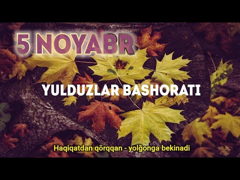 Видео: 5 Ноябрь Кундалик Юлдузлар Башорати 2025