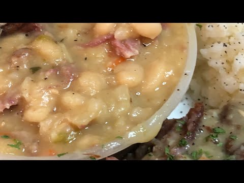 Видео: Вкусные сливочные северные бобы с копченым мясом