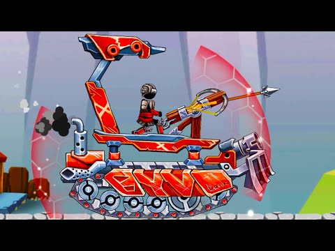 Видео: ТАНК Баллиста против Катапульты Стикменов в The Tank #4 Стальные танки на android на Машинки Кида