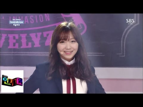 Видео: [Lovelyz] Candy Jelly Love @ популярная песня Inkigayo 141116