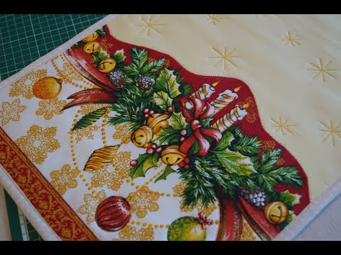 Видео: ШЬЮ ИЗ РОГОЖКИ / НОВОГОДНЯЯ ДОРОЖКА