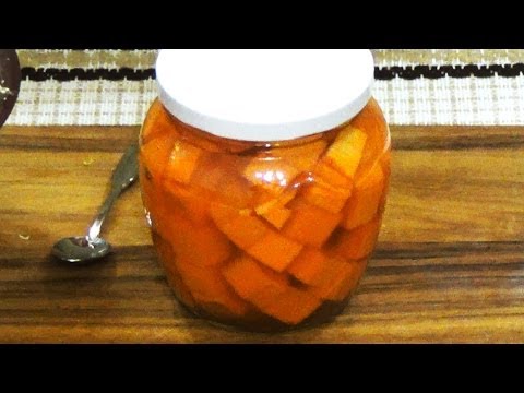 Видео: Тыква в кисло-сладком маринаде.