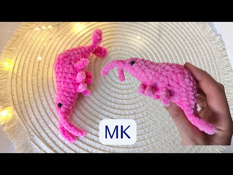Видео: 🦐 Вязаная плюшевая креветка брелок - Легкий Мастер Класс шаг за шагом