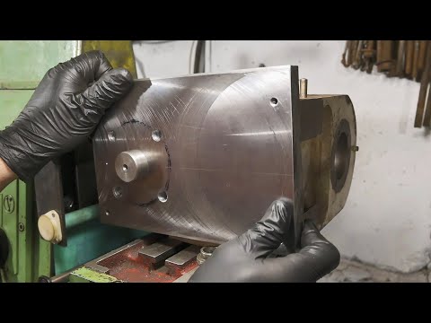 Видео: Обработка больших пластин для установки автономной ВФГ на хобот фрезерного станка НГФ 110 Ш4