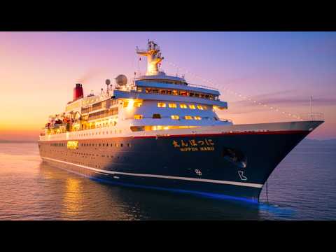 Видео: 3 дня на роскошном круизном лайнере Японии | 🇯🇵NipponMaru Kobe - Kanazawa