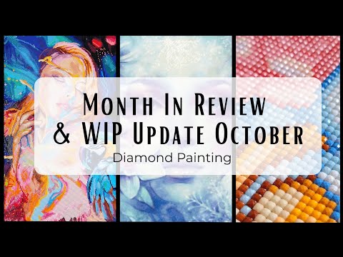 Видео: Один финиш и два новых старта 🥰 — обзор месяца алмазной живописи и обновление проекта за октябрь ...