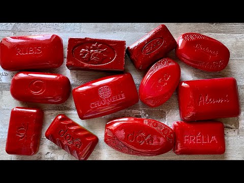 Видео: ASMR SOAP| Cutting colored soaр | Soap Carving| Резка крашенного мыла