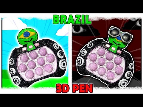 Видео: Incredibox Sprunki OC Brazil фаза 4 с компиляцией 3D-ручки
