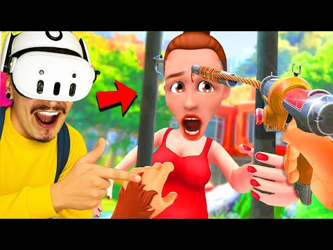 Видео: НЕПОСЛУШНАЯ ОБЕЗЬЯНА ПРОТКНУЛА ПОСЕТИТЕЛЯ ГАРПУНОМ!! (I Am Monkey VR)