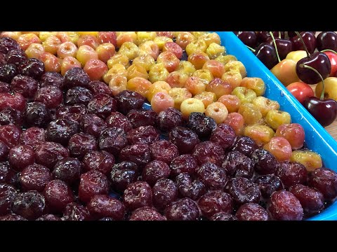 Видео: Цукаты из черешни | Dried cherries | Կեռասի չիր