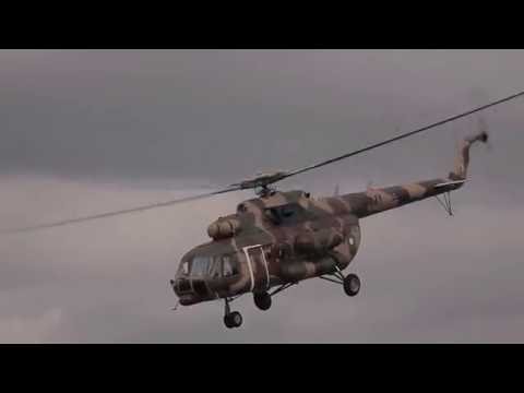 Видео: Mи-171 пилотаж в Пулково август 2016