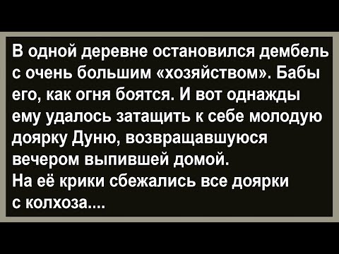Видео: Про дембеля и молодую доярку Дуню... Сборник анекдотов! Юмор! Позитив!