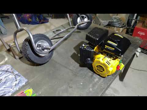Видео: Минибайк мечты, самодельный мопед (1часть)