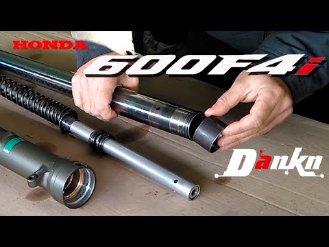 Видео: Переборка вилки Honda CBR600F4i | Replacing consumables fork