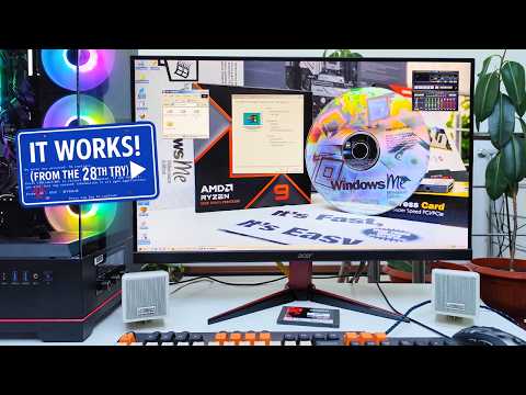 Видео: Каким-то образом… я загрузил Windows ME на Ryzen 9 с 64 ГБ DDR5 (голое железо!)