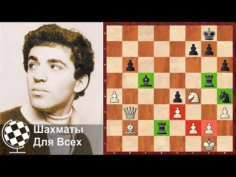 Видео: Шахматы. Гарри Каспаров. Фейерверк МАТОВЫХ КОМБИНАЦИЙ!