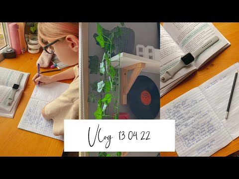 Видео: Делаю уроки, разговорный влог | Vlog 13.04.22 | psoffiee