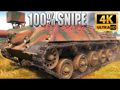 Видео: Kanonenjagdpanzer 105: ВЫДАЮЩАЯСЯ СНАЙПЕРСКАЯ ИГРА - Мир танков