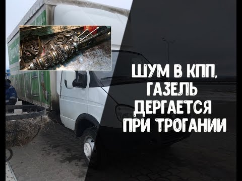 Видео: Причина шума в коробке газели,дергается при трогании,что случилось?Шум КПП газель на всех передачах