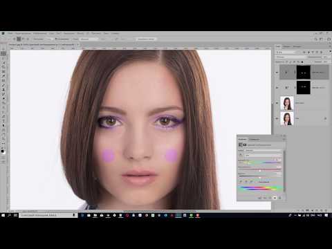 Видео: Макияж в Фотошопе простой и легкий способ