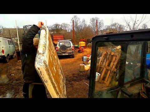 Видео: Ремонтируем крышу МТЗ на БОЛЬШОЙ кабине!