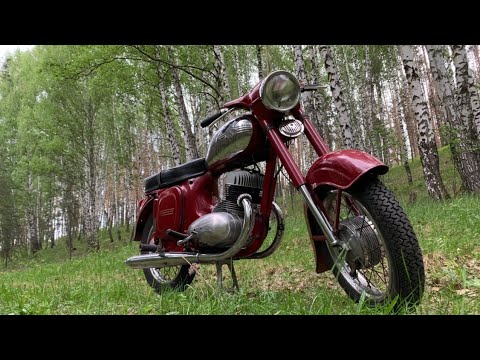 Видео: Капсула времени легендарная Ява 360 «Старуха» с консервации. 53 года без эксплуатации.