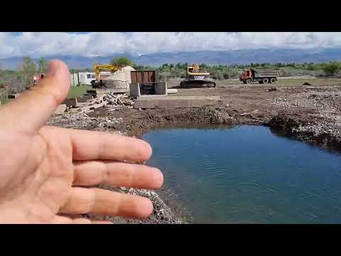 Видео: как мы строим пруд для форели