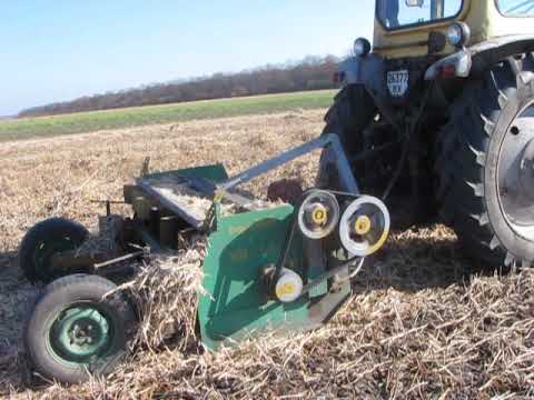 Видео: Мульчер самодельный к трактору ЮМЗ/МТЗ. Измельчение валков СОИ.