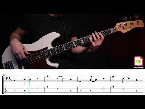 Видео: Кино - Закрой за мной дверь, я ухожу Bass Cover | Табы & Ноты