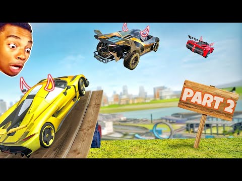 Видео: Все злые машины прыгают со скалы маяка! 😱|Часть 2| Симулятор экстремального вождения автомобиля🔥|