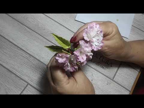Видео: цветы из фоамирана
