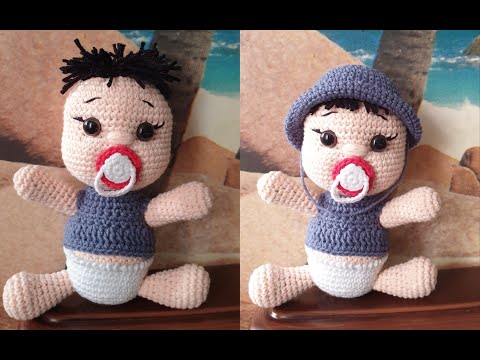 Видео: Пупсик с соской-пустышкой/Baby with a pacifier