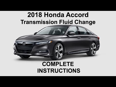Видео: Замена трансмиссионной жидкости Honda Accord 2018 — CVT — HCF 2