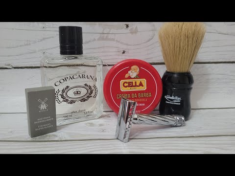 Видео: Ciao, Италия! Fatip Slant, лезвие Muehle, крем Cella, помазок Goodfellas` Smile, лосьон Copocabana