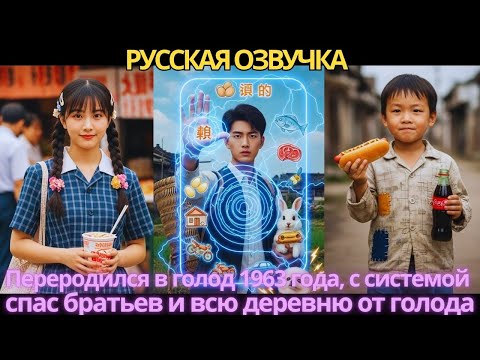 Видео: Переродился в голод 1963 года, с системой спас братьев и всю деревню от голода!