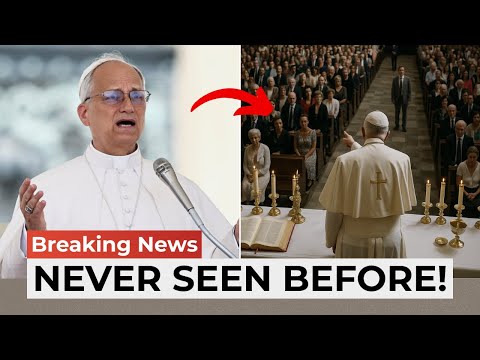 Видео: Папа Лев XIV прервал мессу: «Этот голос был не мой».