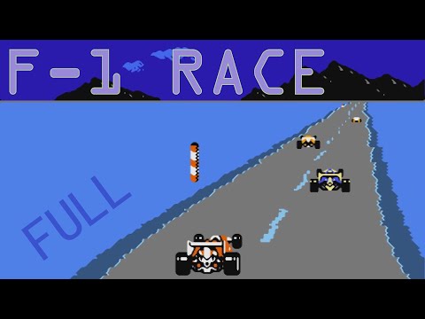 Видео: F-1 Race (NES Dendy Famicom 8bit) - Skill Level 1 2 and 3. Гонки на денди Формула 1 без комментариев