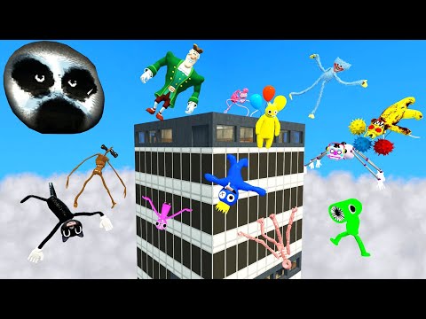 Видео: НЕБОСКРЁБ ПРОТИВ НОВЫЕ РАДУЖНЫЕ ДРУЗЬЯ МУЛЬТЯШНЫЙ КОТ СИРЕНОГОЛОВЫЙ ПОППИ ПЛЕЙТАЙМ ЛИВСИ DOORS Gmod